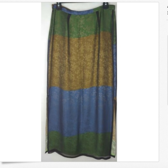 Armand Ventilo a line midi silk skirt - Picture 2 of 8